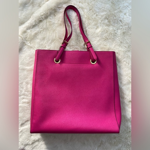 Michael Kors Hot Pink Tote Bag - Picture 2 of 11
